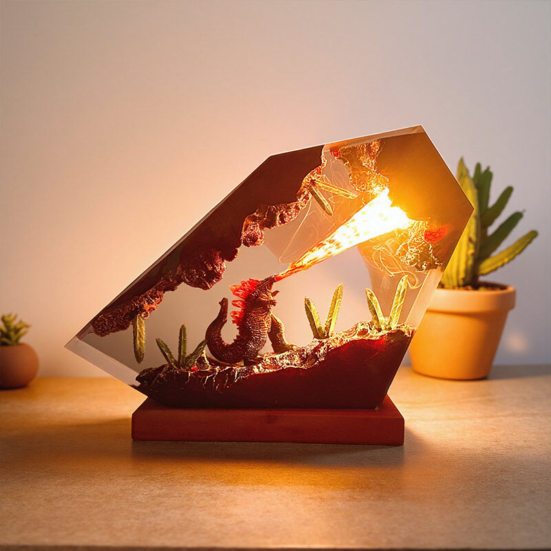 Reslol Giant Monster-Themed Resin Night Lamp