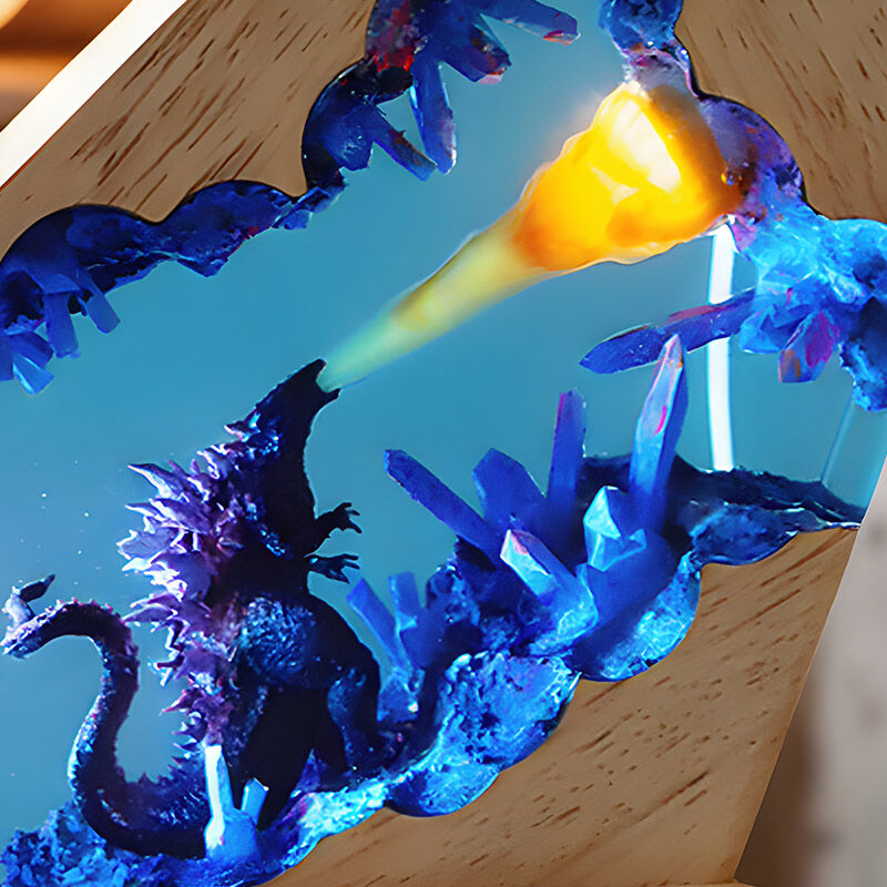 Reslol Giant Monster-Themed Resin Night Lamp