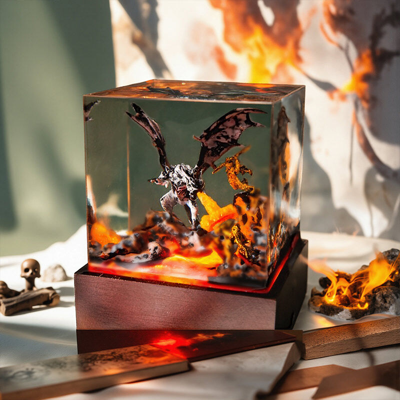 Reslol Fantasy Hero-Themed Resin Night Light