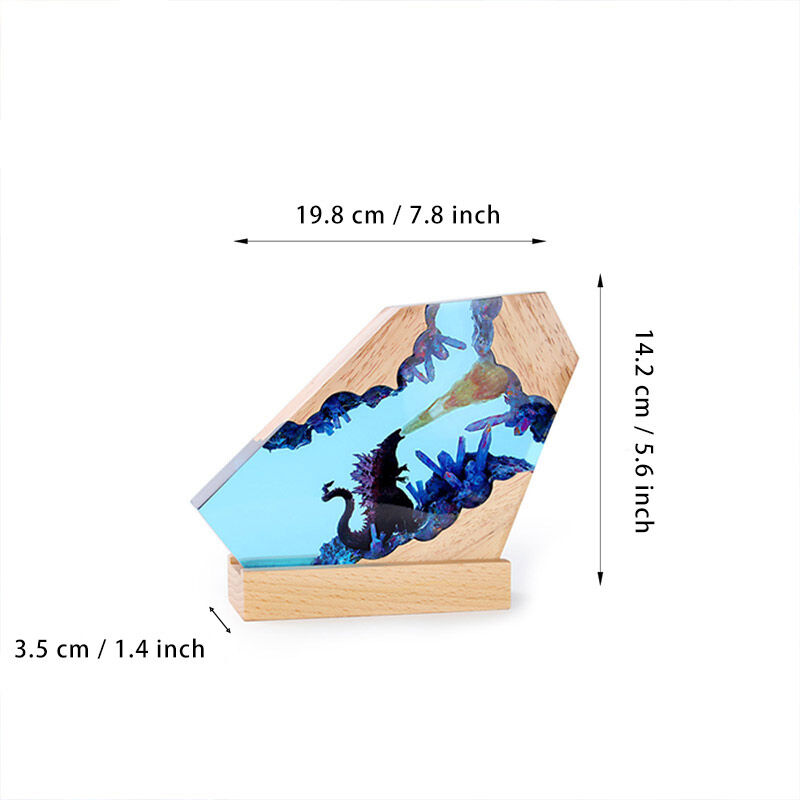 Reslol Giant Monster-Themed Resin Night Lamp