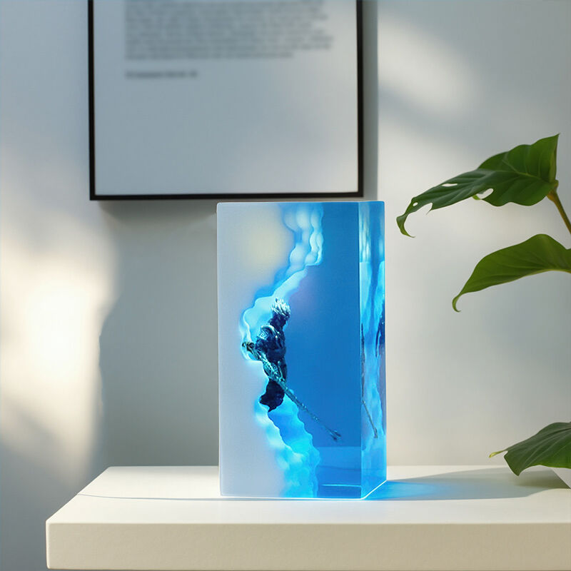 Reslol Mythical Warrior Resin Night Lamp