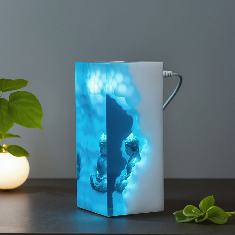 Reslol Meditation Mythical Monkey Resin Night Lamp