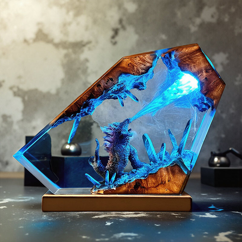 Reslol Giant Monster-Themed Resin Night Lamp