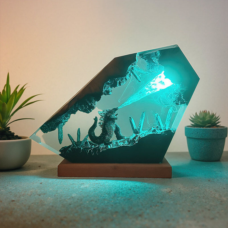 Reslol Giant Monster-Themed Resin Night Lamp